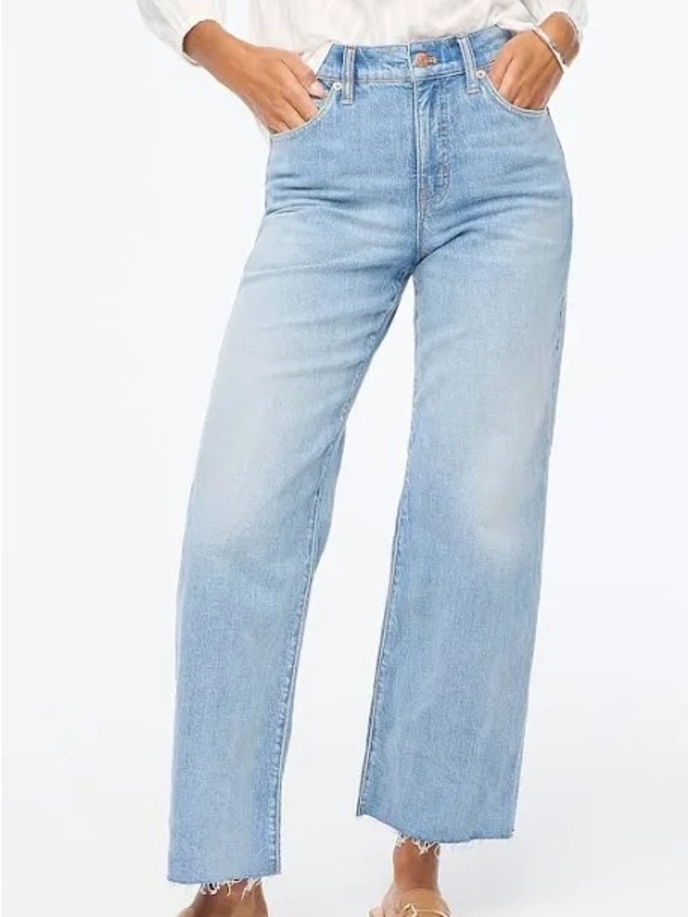 J. Crew Light Wash Straight-Leg Jeans